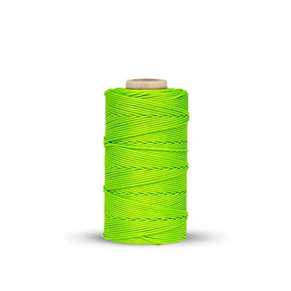 نخ بافت دستبند سبز فسفری (100 متری) Green