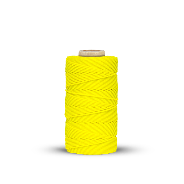 نخ بافت دستبند زرد فسفری (100 متری)  Yellow